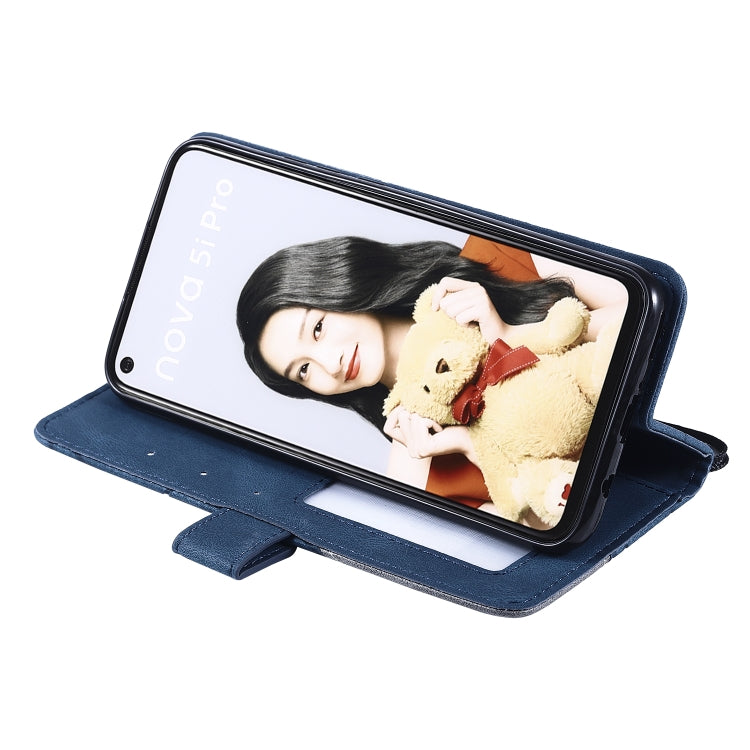 For  Huawei Mate 30 Lite Skin Feel Splicing Horizontal Flip Leather Case with Holder & Card Slots & Wallet & Photo Frame