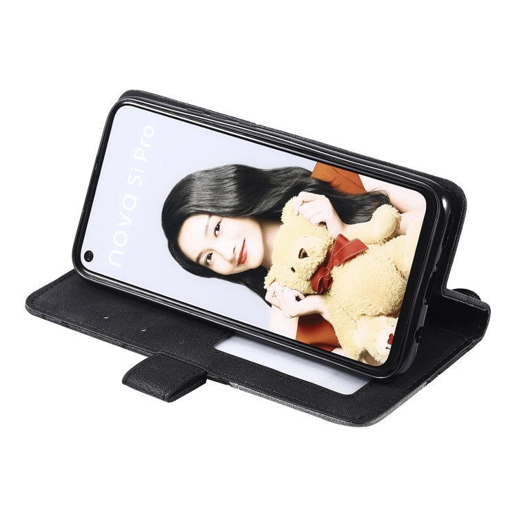 For  Huawei Mate 30 Lite Skin Feel Splicing Horizontal Flip Leather Case with Holder & Card Slots & Wallet & Photo Frame