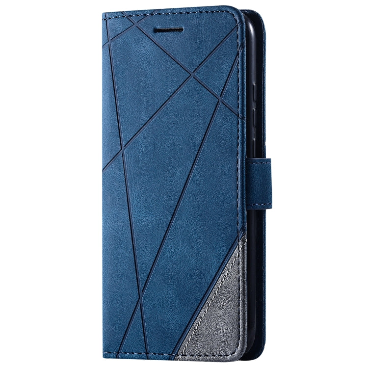 For Huawei P20 Lite Skin Feel Splicing Horizontal Flip Leather Case with Holder & Card Slots & Wallet & Photo Frame