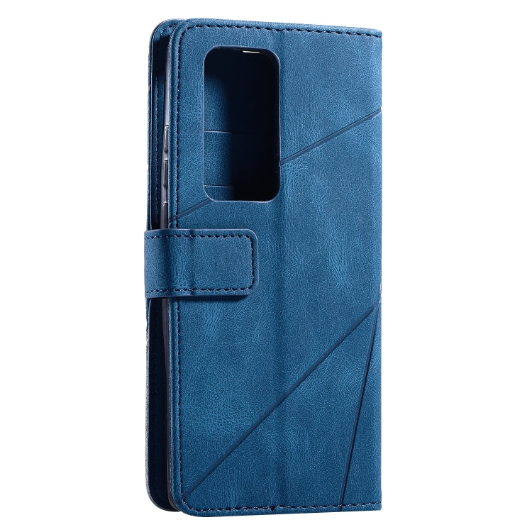 For Huawei P40 Pro Skin Feel Splicing Horizontal Flip Leather Case with Holder & Card Slots & Wallet & Photo Frame