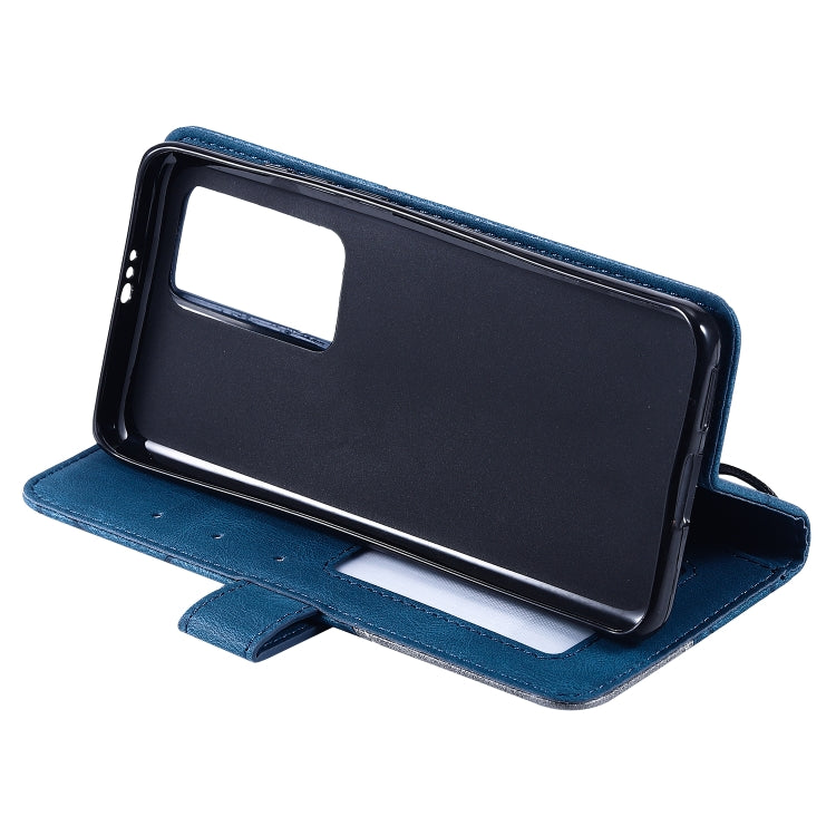 For Huawei P40 Pro Skin Feel Splicing Horizontal Flip Leather Case with Holder & Card Slots & Wallet & Photo Frame