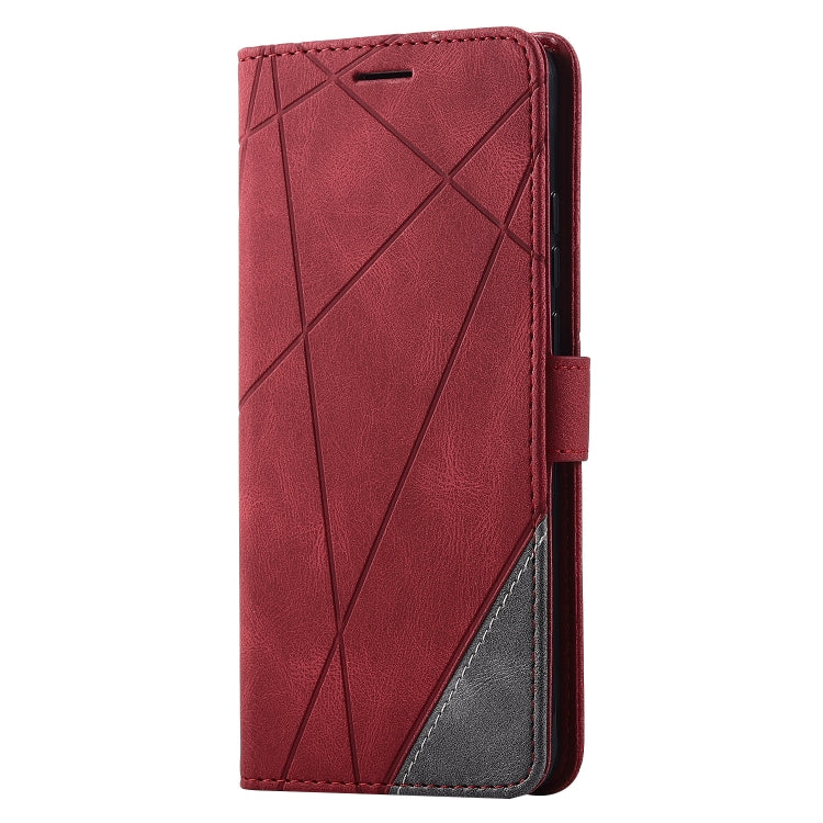 For Huawei P40 Pro Skin Feel Splicing Horizontal Flip Leather Case with Holder & Card Slots & Wallet & Photo Frame