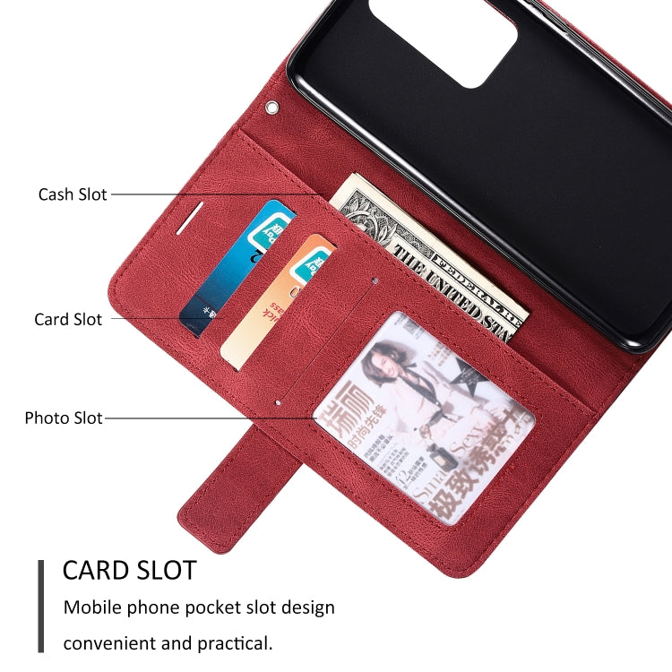 For Huawei P40 Pro Skin Feel Splicing Horizontal Flip Leather Case with Holder & Card Slots & Wallet & Photo Frame