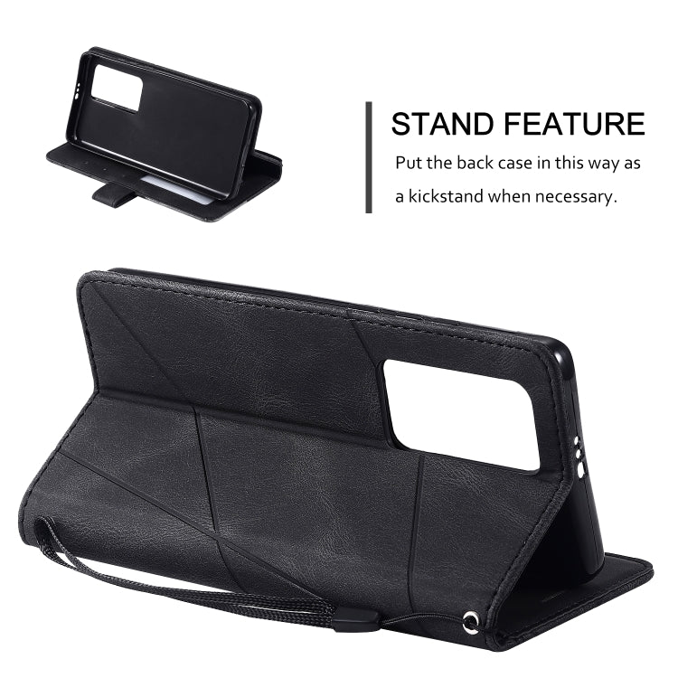 For Huawei P40 Pro Skin Feel Splicing Horizontal Flip Leather Case with Holder & Card Slots & Wallet & Photo Frame