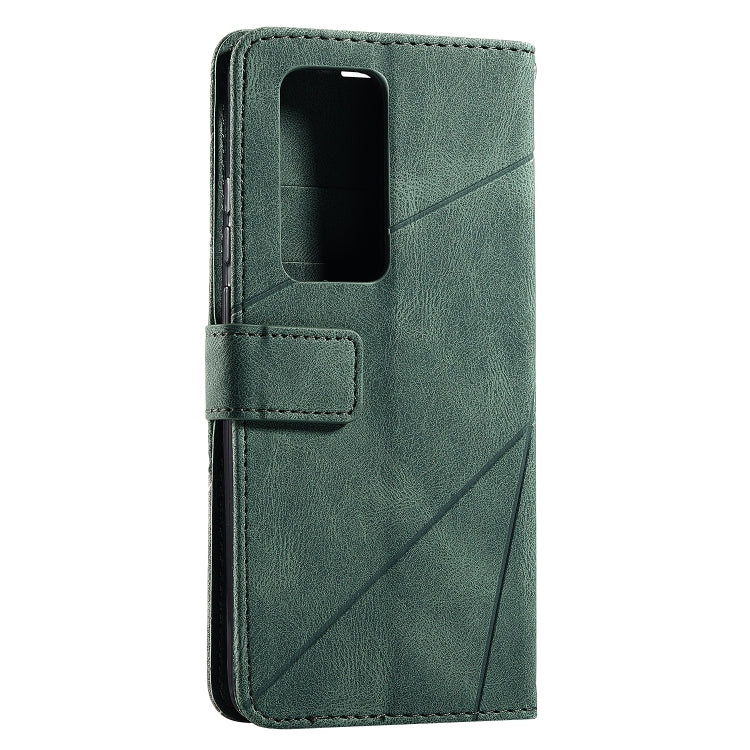 For Huawei P40 Pro Skin Feel Splicing Horizontal Flip Leather Case with Holder & Card Slots & Wallet & Photo Frame