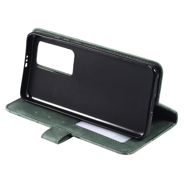 For Huawei P40 Pro Skin Feel Splicing Horizontal Flip Leather Case with Holder & Card Slots & Wallet & Photo Frame