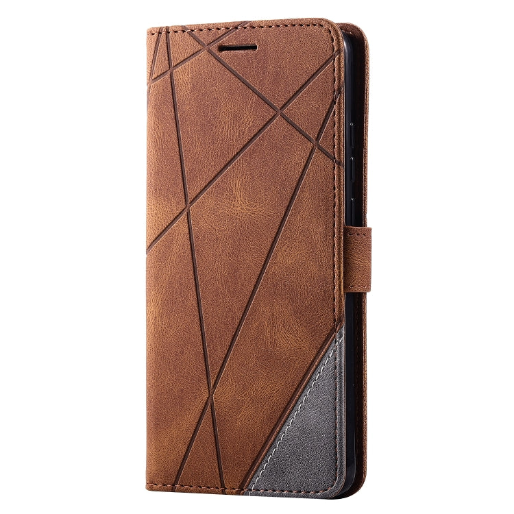 For Huawei P40 Pro Skin Feel Splicing Horizontal Flip Leather Case with Holder & Card Slots & Wallet & Photo Frame