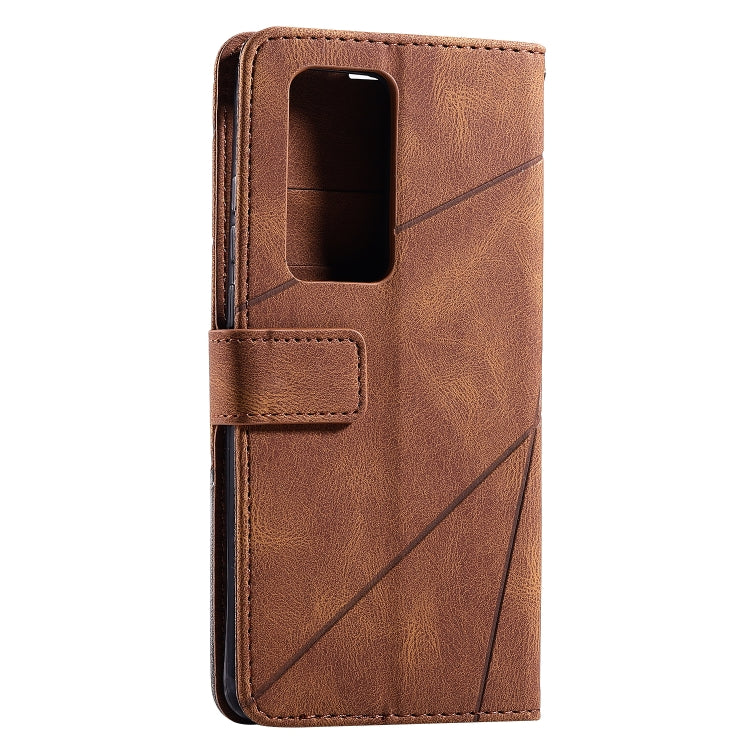 For Huawei P40 Pro Skin Feel Splicing Horizontal Flip Leather Case with Holder & Card Slots & Wallet & Photo Frame