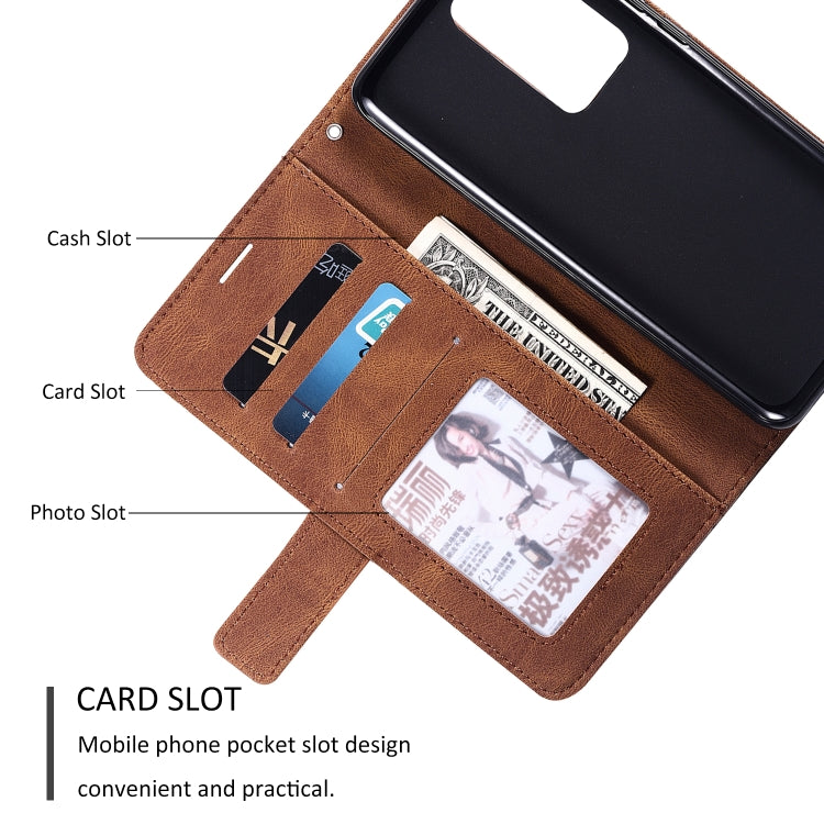 For Huawei P40 Pro Skin Feel Splicing Horizontal Flip Leather Case with Holder & Card Slots & Wallet & Photo Frame