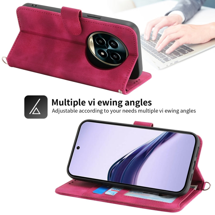 For Realme 13 Pro / 13 Pro+ Global Skin Feel Flowers Embossed Wallet Leather Phone Case