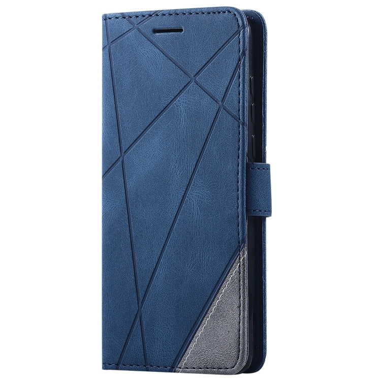 For Huawei P40 Skin Feel Splicing Horizontal Flip Leather Case with Holder & Card Slots & Wallet & Photo Frame