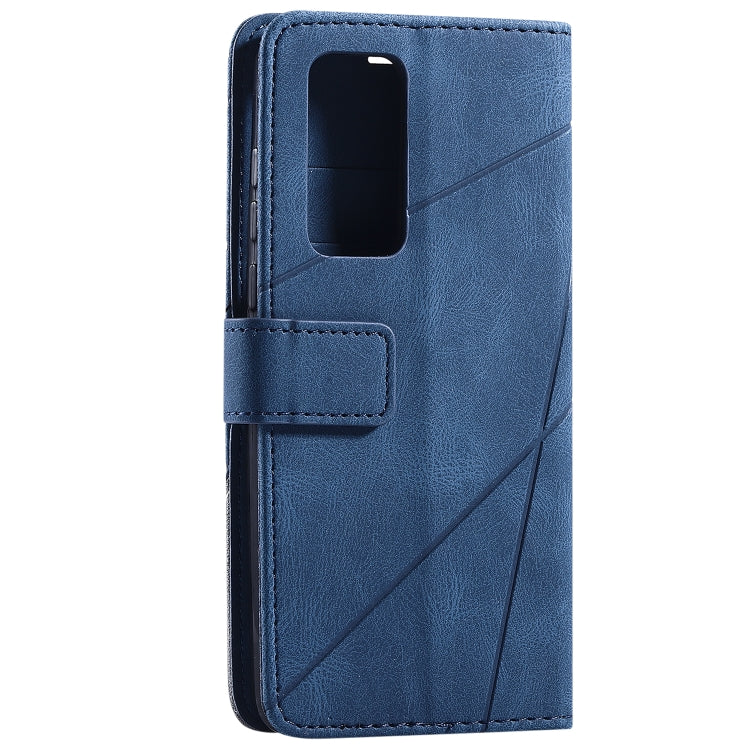 For Huawei P40 Skin Feel Splicing Horizontal Flip Leather Case with Holder & Card Slots & Wallet & Photo Frame