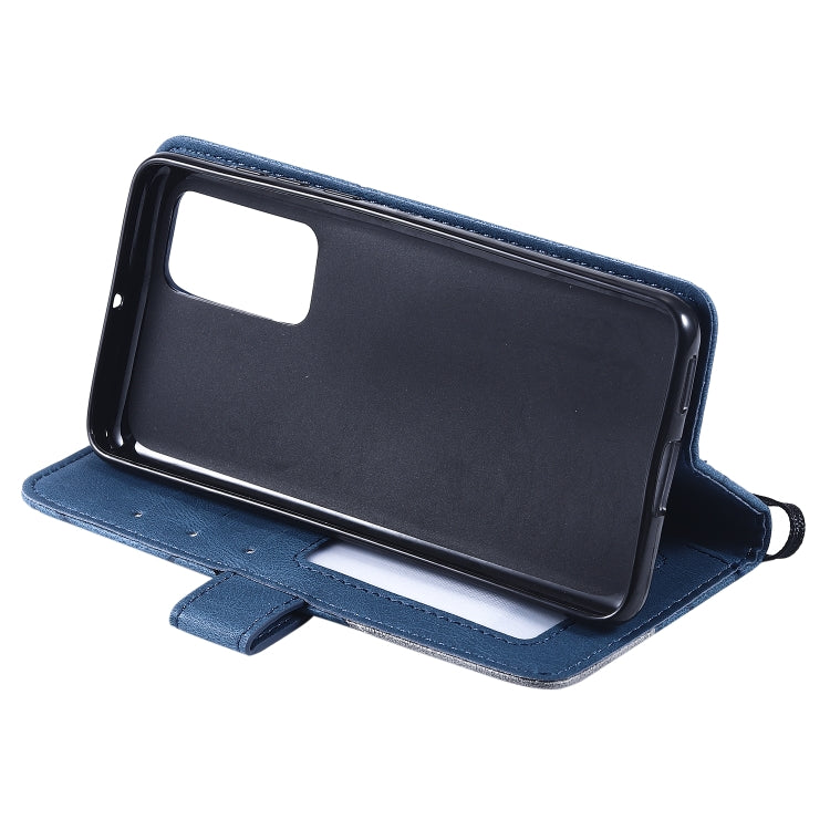 For Huawei P40 Skin Feel Splicing Horizontal Flip Leather Case with Holder & Card Slots & Wallet & Photo Frame