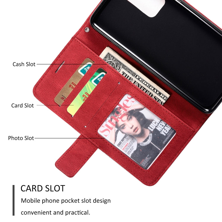 For Huawei P40 Skin Feel Splicing Horizontal Flip Leather Case with Holder & Card Slots & Wallet & Photo Frame