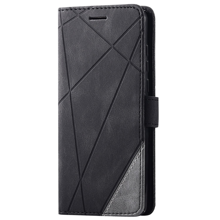 For Huawei P40 Skin Feel Splicing Horizontal Flip Leather Case with Holder & Card Slots & Wallet & Photo Frame