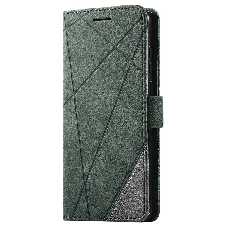 For Huawei P40 Skin Feel Splicing Horizontal Flip Leather Case with Holder & Card Slots & Wallet & Photo Frame