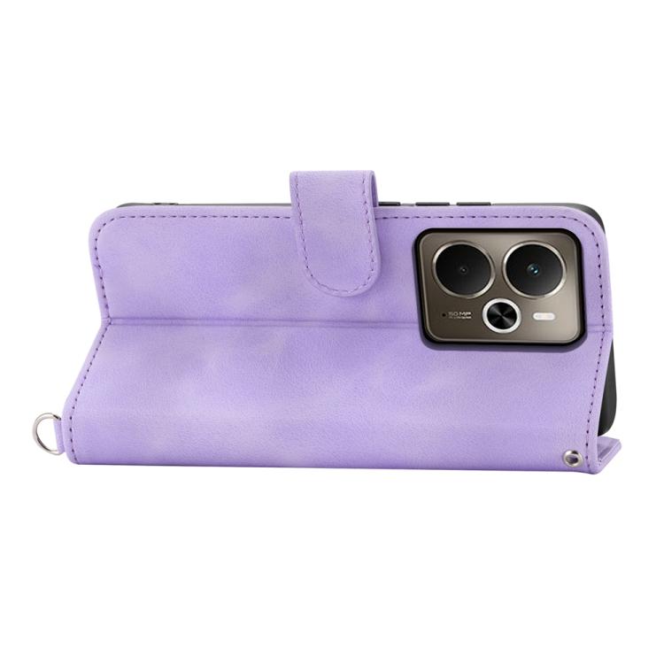 For Realme 14 / Realme P3 5G Skin Feel Flowers Embossed Wallet Leather Phone Case