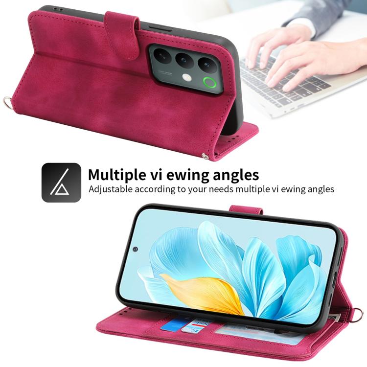 For Realme C85 5G / Realme 15x 5G Skin Feel Flowers Embossed Wallet Leather Phone Case