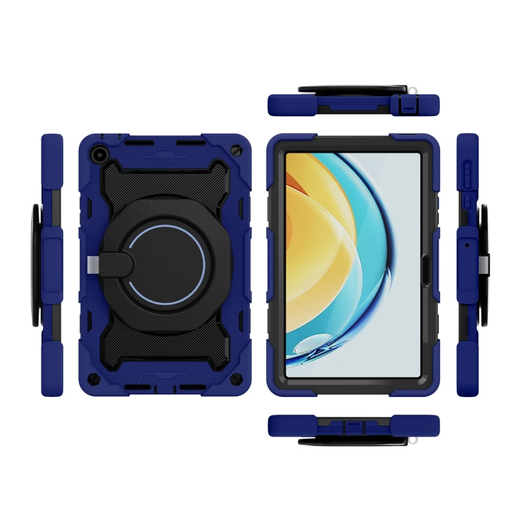 For Huawei MatePad SE 10.4 2023 Armor Contrast Color Silicone + PC Tablet Case