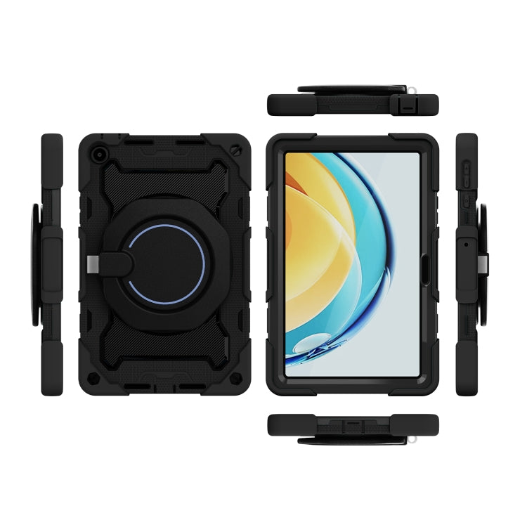 For Huawei MatePad SE 10.4 2023 Armor Contrast Color Silicone + PC Tablet Case