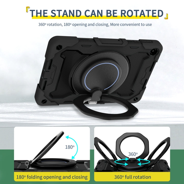For Huawei MatePad SE 10.4 2023 Armor Contrast Color Silicone + PC Tablet Case