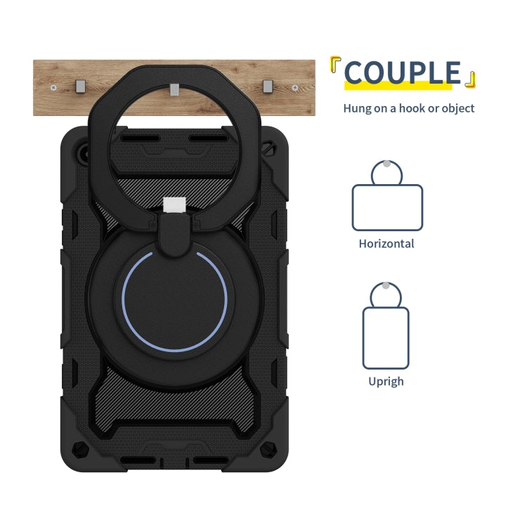 For Huawei MatePad SE 10.4 2023 Armor Contrast Color Silicone + PC Tablet Case