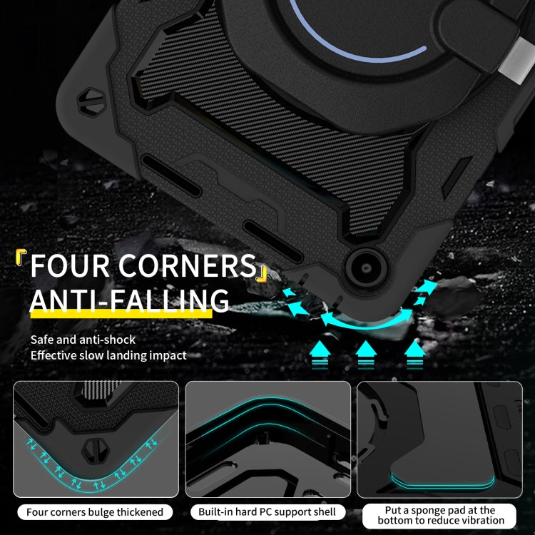 For Huawei MatePad SE 10.4 2023 Armor Contrast Color Silicone + PC Tablet Case