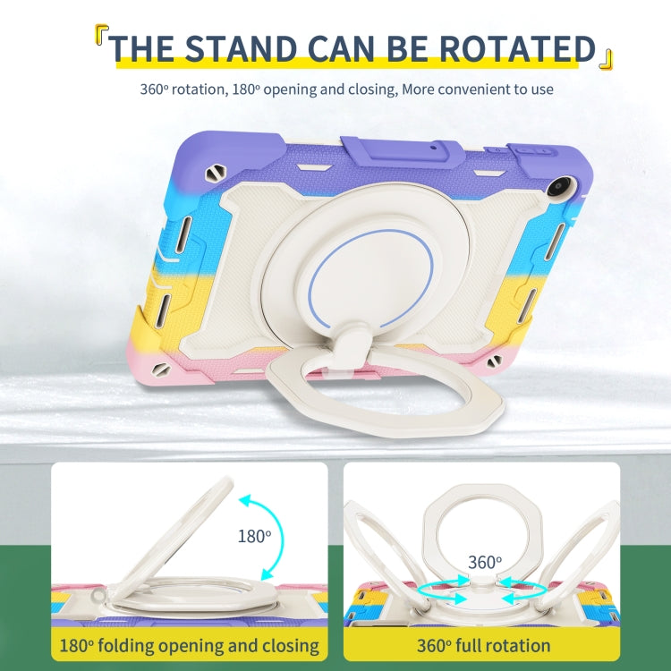 For Huawei MatePad SE 10.4 2023 Armor Contrast Color Silicone + PC Tablet Case