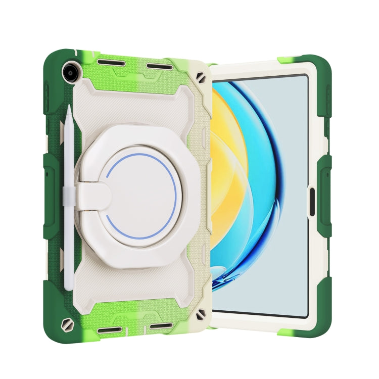 For Huawei MatePad SE 10.4 2023 Armor Contrast Color Silicone + PC Tablet Case