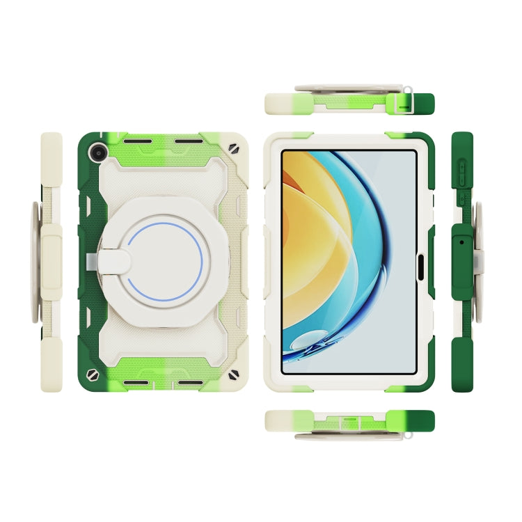 For Huawei MatePad SE 10.4 2023 Armor Contrast Color Silicone + PC Tablet Case