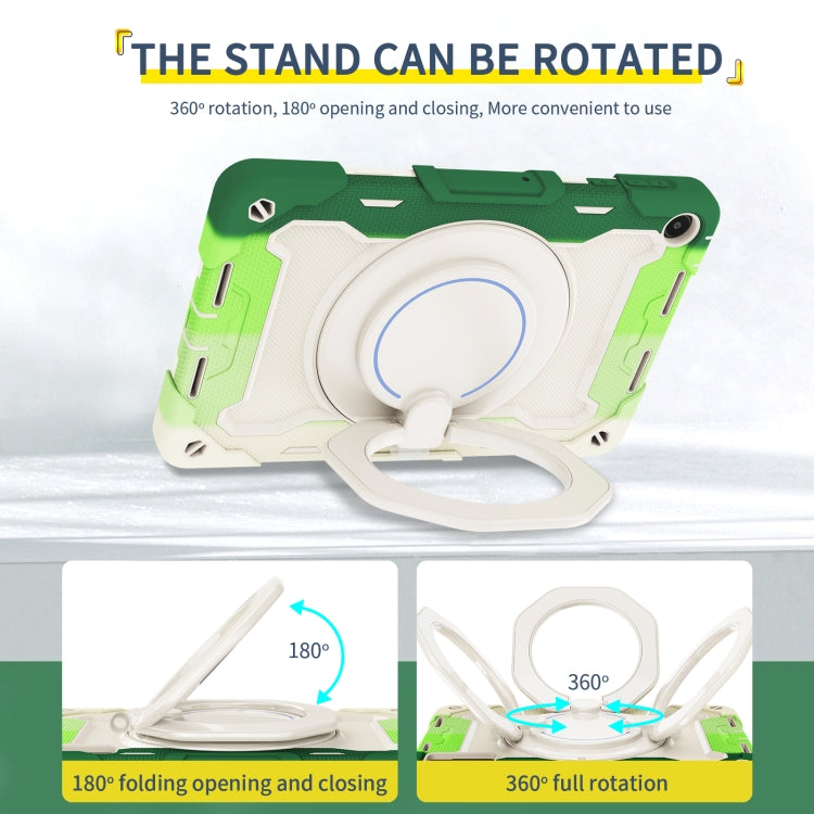 For Huawei MatePad SE 10.4 2023 Armor Contrast Color Silicone + PC Tablet Case