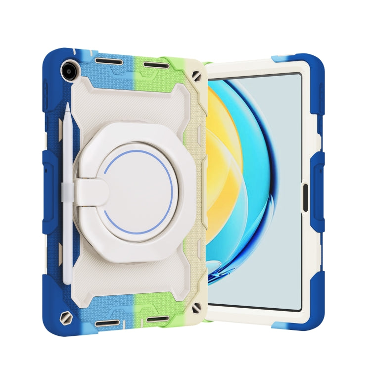 For Huawei MatePad SE 10.4 2023 Armor Contrast Color Silicone + PC Tablet Case