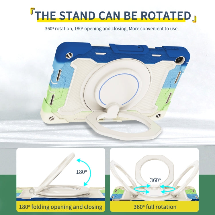 For Huawei MatePad SE 10.4 2023 Armor Contrast Color Silicone + PC Tablet Case