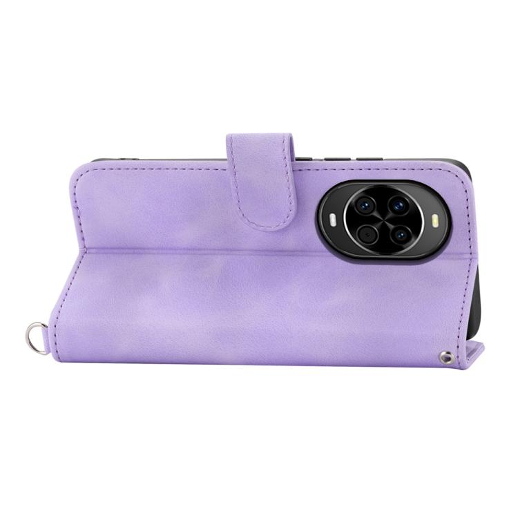 For Huawei nova 14 Skin Feel Flowers Embossed Wallet Leather Phone Case