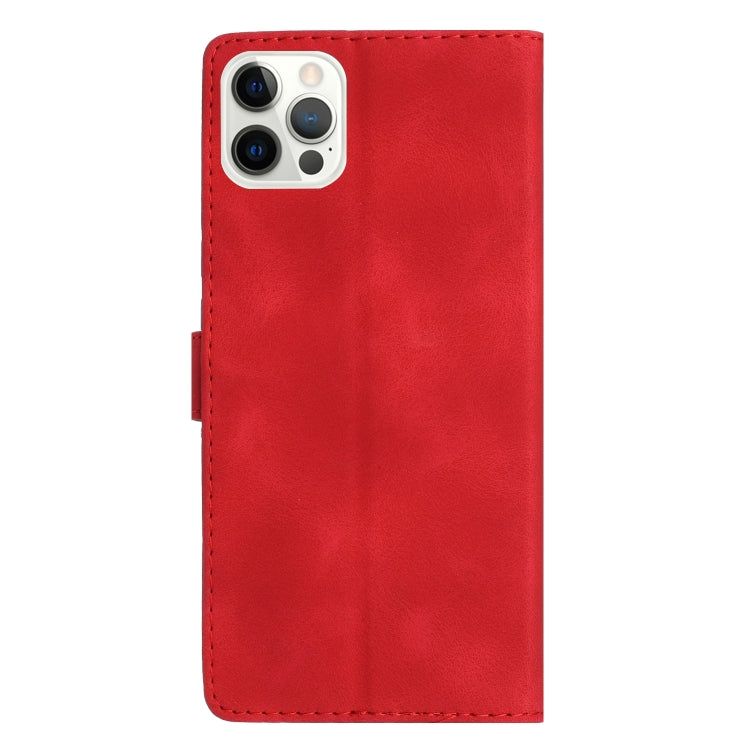 For iPhone 16 Pro Flower Butterfly Embossing Pattern Leather Phone Case