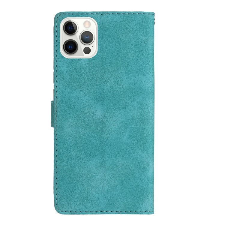For iPhone 16 Pro Flower Butterfly Embossing Pattern Leather Phone Case