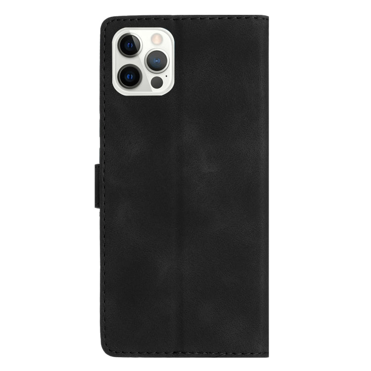 For iPhone 16 Pro Flower Butterfly Embossing Pattern Leather Phone Case