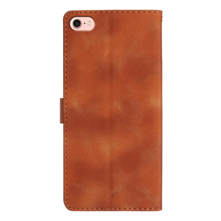 For iPhone 16e / 17e Flower Butterfly Embossing Pattern Leather Phone Case
