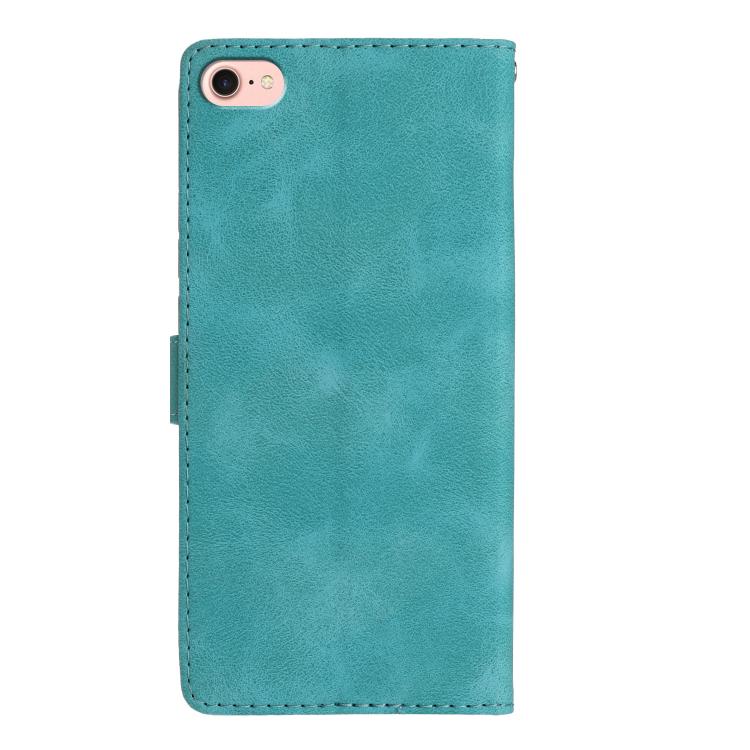 For iPhone 16e / 17e Flower Butterfly Embossing Pattern Leather Phone Case