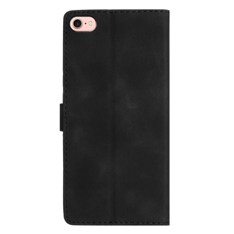 For iPhone 16e / 17e Flower Butterfly Embossing Pattern Leather Phone Case