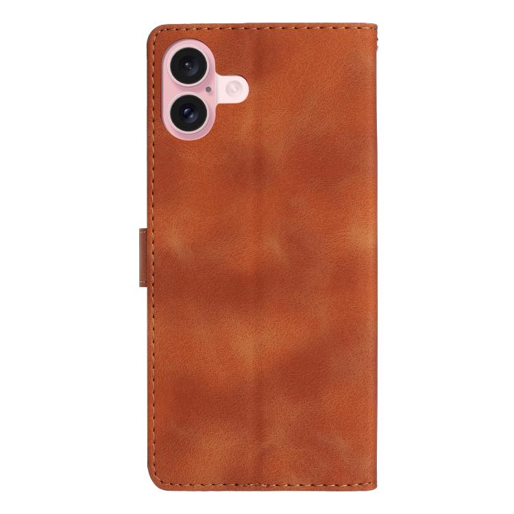 For iPhone 17 Flower Butterfly Embossing Pattern Leather Phone Case
