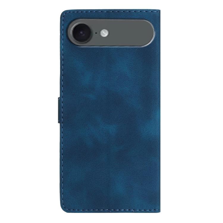 For iPhone Air Flower Butterfly Embossing Pattern Leather Phone Case