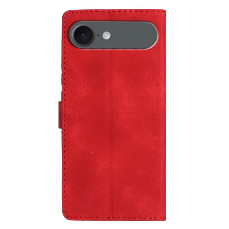 For iPhone Air Flower Butterfly Embossing Pattern Leather Phone Case