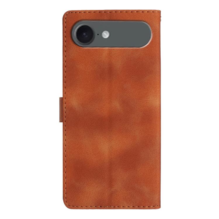 For iPhone Air Flower Butterfly Embossing Pattern Leather Phone Case