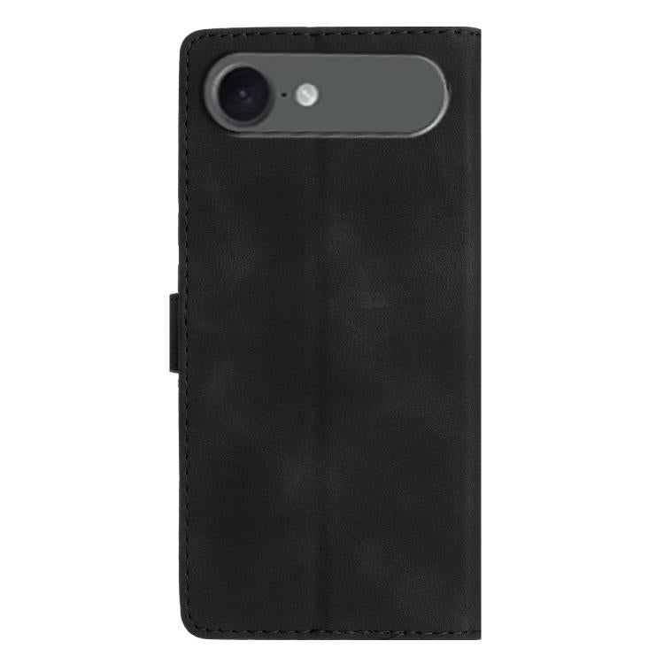For iPhone Air Flower Butterfly Embossing Pattern Leather Phone Case