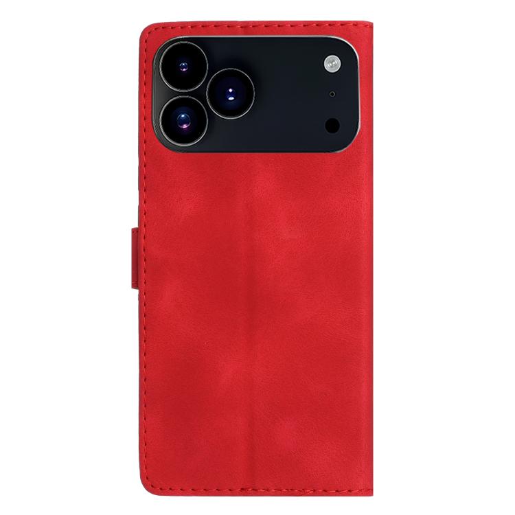 For iPhone 17 Pro Flower Butterfly Embossing Pattern Leather Phone Case