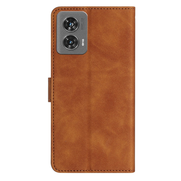 For Motorola Edge 50 Fusion Seven Butterflies Embossed Leather Phone Case