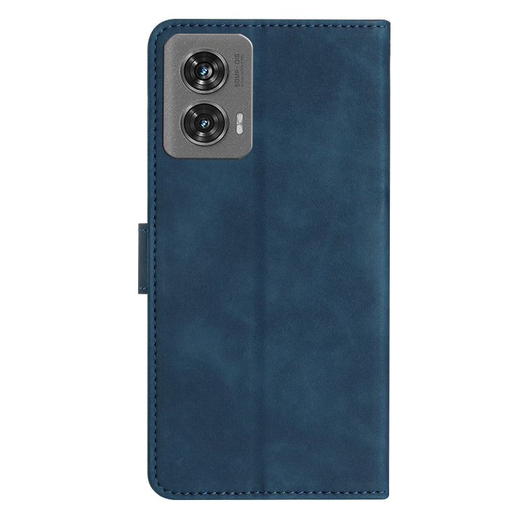 For Motorola Edge 50 Fusion Seven Butterflies Embossed Leather Phone Case