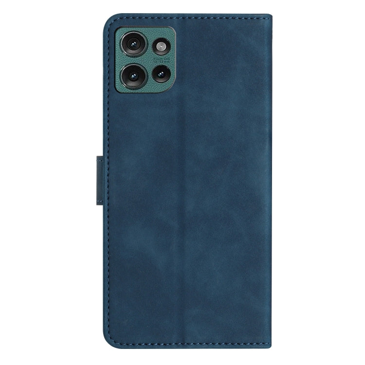 For Motorola Edge 50 5G Seven Butterflies Embossed Leather Phone Case