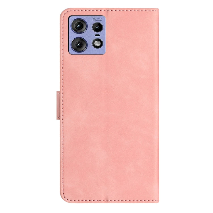 For Motorola Edge 50 Pro Seven Butterflies Embossed Leather Phone Case